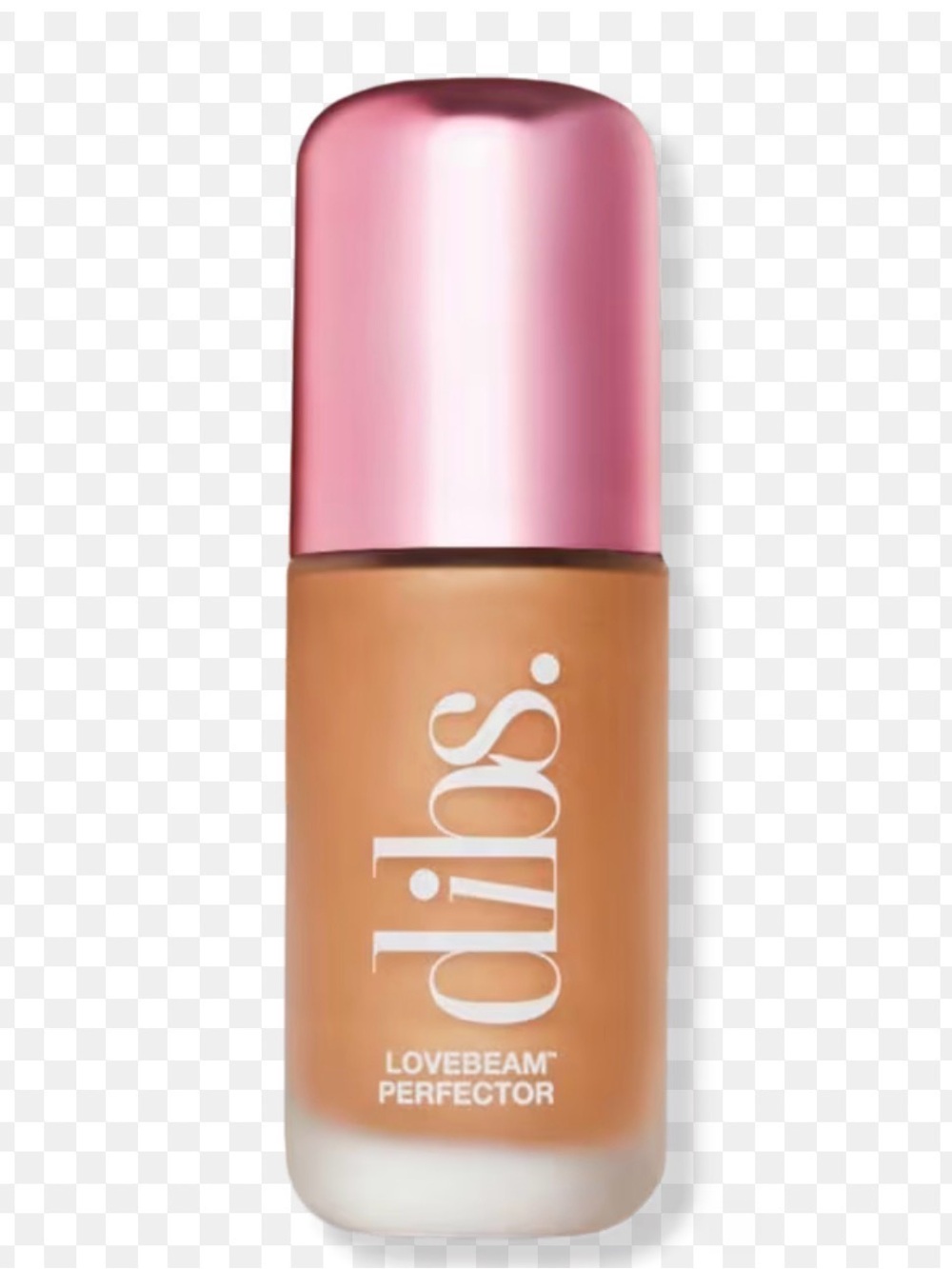 Lovebeam Perfector Liquid Foundation in Warm Tan with Pink Cap